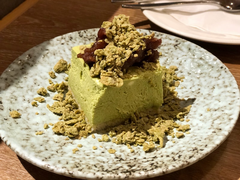 MoMo Paradise壽喜燒南港潤泰牧場 CITILINK 南港捷運站美食 雙人和牛饗宴肉肉吃到飽 - 第26張圖 MOMO壽喜燒 抹茶慕斯蜜豆脆片