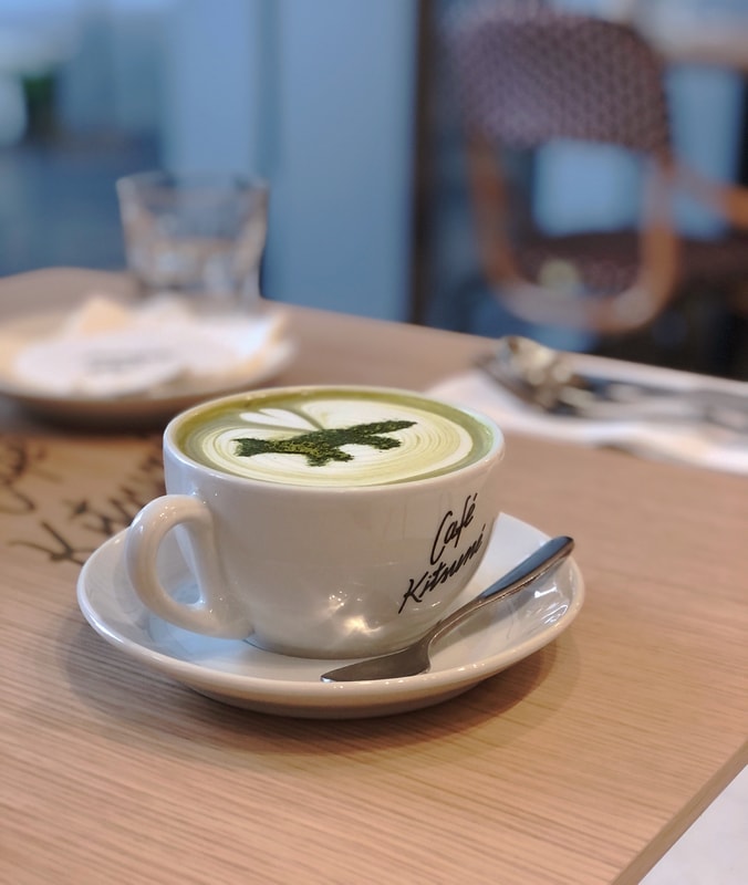 Café Kitsuné LaLaport 南 港 抹茶拿鐵